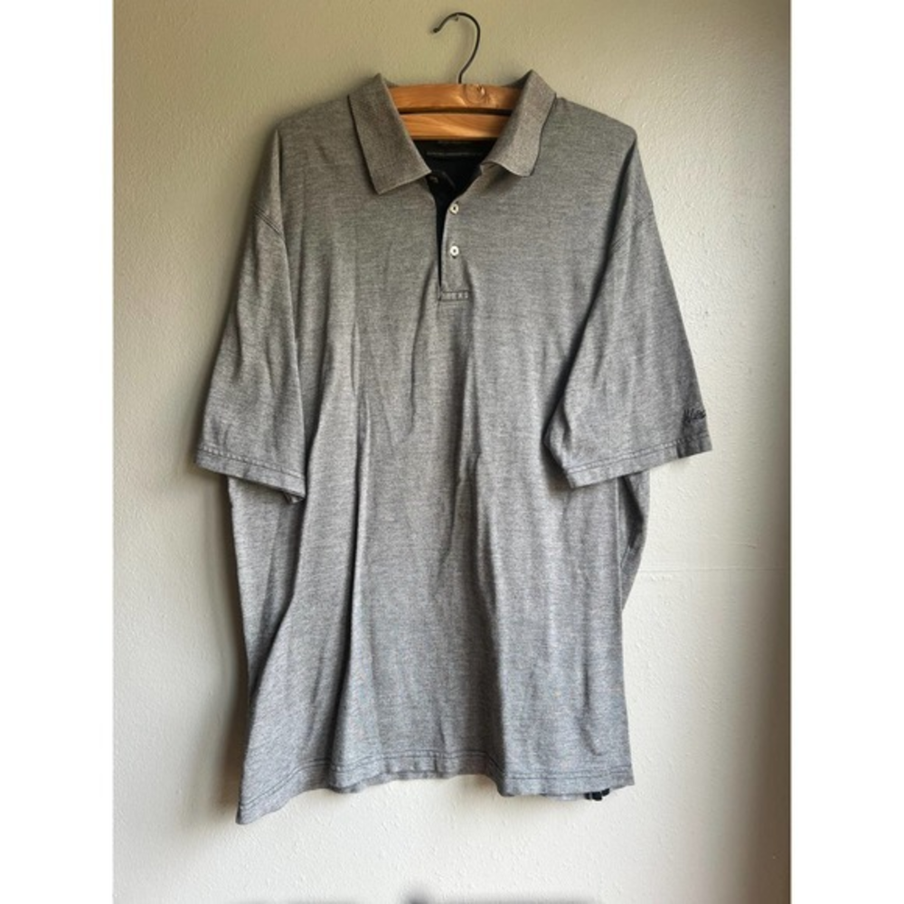Walter‎ Hagen Golf 60's Two Ply Mercerized Pima Cotton Polo Shirt Men XL